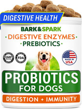 Probiotics for Dogs Digestive Health W/Enzymes - Diarrhea Gas Treatment Upset St