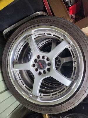 Rays Wheels 77w Games 18 Staggered Wheel Set of 4