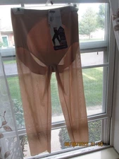 Naomi & Nicole long leg capri pant girdle Rear Lifting Firm Control New 2XL