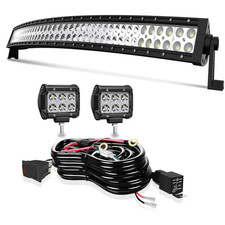Led Light Bar Curved Elelion 42 Inch 240W Spot Flood Combo Beam Offroad Light