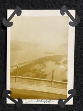 Crown Point Oregon OR 1922 View Of Columbia River Antique Snapshot Photo