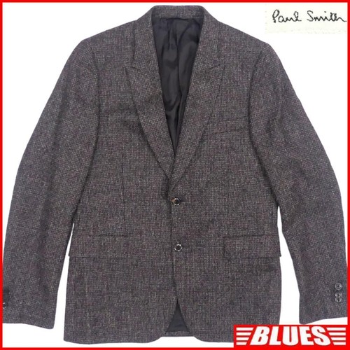 Paul Smith, Paul Smith Men's Gray Wool Alpaca Tailored Jacket L Vintage Blazer