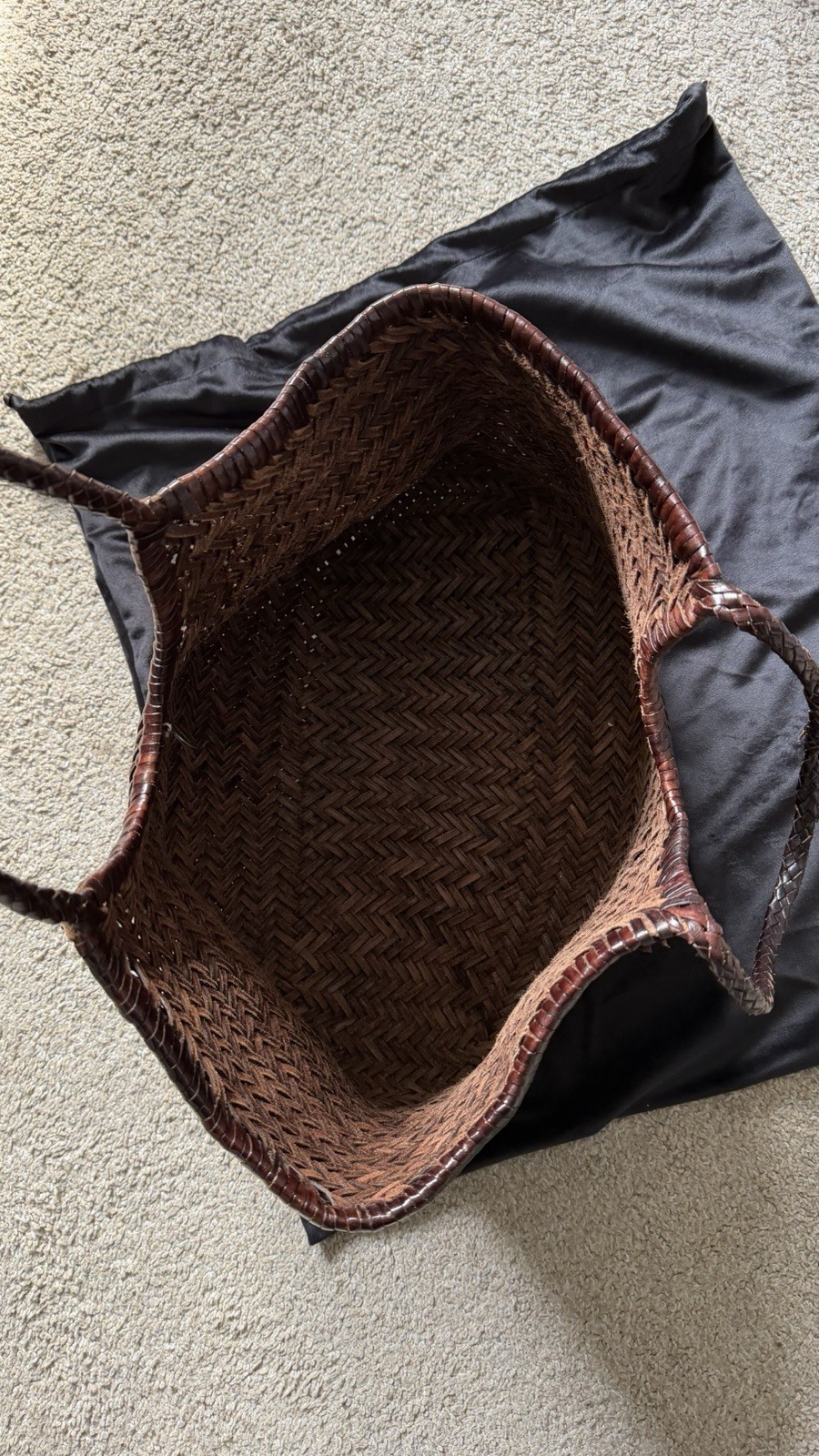 Dragon Diffusion Nantucket Brown Leather Shoulder… - image 5