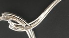 Banana Republic BR KRM Faux Diamonds Silver Tone Pendant Necklace — photo 5