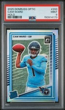 2025 Donruss Optic Cam Ward Rated Rookie #293 Holo RC PSA 9 Titans