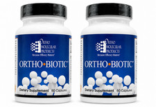 pack of 2 ORTHO BIOTIC 60 CAPSULES Digestive Gut Health Support