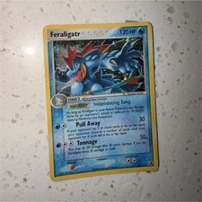 Pokémon TCG Feraligatr Holo Rare EX Unseen Forces 4/115 120 HP Stage 2
