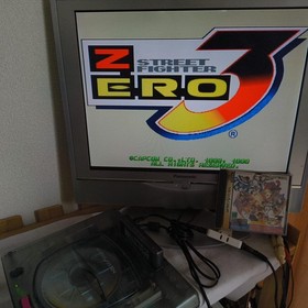 Street Fighter ZERO 3 SEGA Saturn Game Japan/Game Disk, Manual and Box, Working