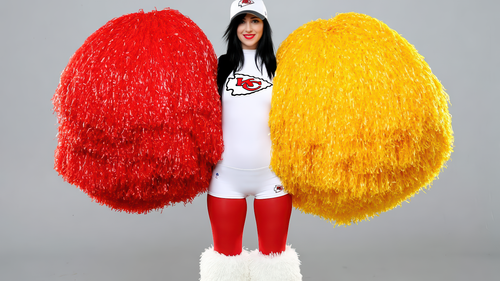 Extra Large Pro Vintage Cheerleader Pom Poms -36"- NFL, NCAA, MLB, NBA, Varsity - Bild 5 von 10