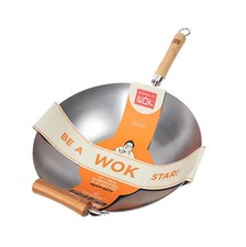 Image of School of Wok Wok Star 14"/35cm Carbon Steel Heavy Duty Wok