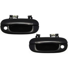 Door Handle Set For 1994-2001 Dodge Ram 1500 Front Outer Black 2pc