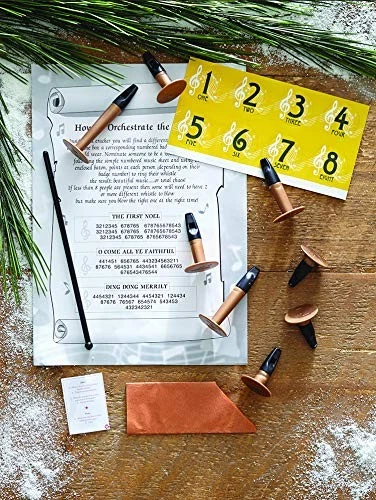 Ручной работы английский праздник вечеринки Favors 8 x 10 дюймов - содержит музыкальные свистки - Изображение 2 из 3