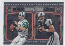 2010 Topps Chrome Gridiron Lineage Joe Namath Mark Sanchez #CGL-NS HOF 0z6