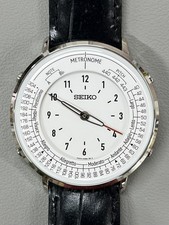 SEIKO Metronome Watch Limited Standard Line SMW006AP Classic Band Monotone