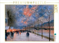 Calvendo Puzzle Christmas Market By The River | 1000 Pieces, Finished Size 25.2