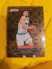 🔥SUPER RARE- 2024-25 Panini Prizm Monopoly LaMelo Ball Black Millionaire Club🔥