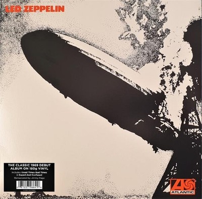 Led Zeppelin Self-Titled LP vinyl Europe Atlantic 2014 180g vinyl, remastered by