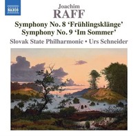 Audio Cd - Joachim Raff - Symphonies Nos. 8 & 9 - Naxos -D- Neu