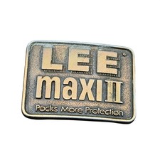 Lee Maxi II Vintage Belt Buckle Rustic Brass Look Packs More Protection Oil Filt