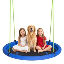 43" Saucer Tree Swing for Kids Adult, 600Lb Weight 43'', 43inch  Blue