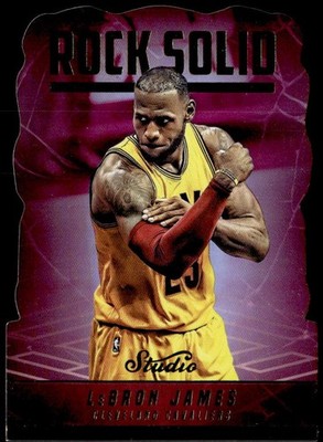 2016-17 Panini Studio #RS-LJ LeBron James Rock Solid SSP E1 | eBay