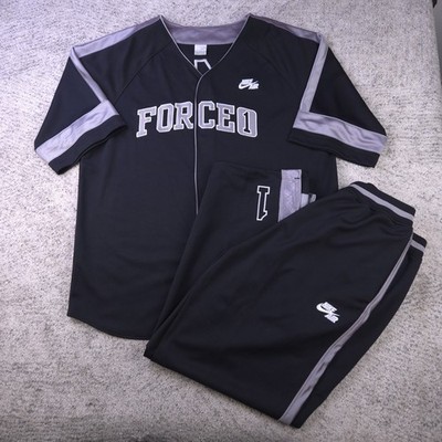 Vintage Nike Basketball Warm Up Set Mens XL Basketball Air Force