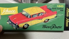 Schuco Micro Racer 1045 tinplate clockwork Ford Custom 300 Lilliput with box key
