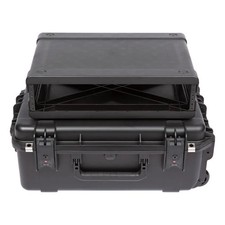 SKB 2U iSeries 13" Injection Molded Fly Rack with Built-In Wheels and Handle