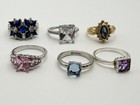 Fashion Ring Lot Of 30 Rings, Various Sizes — photo 4