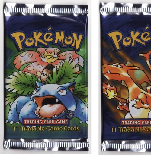 1999 Pokemon Card Game (TCG) - BASE SET - Empty Booster Pack