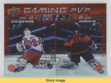 2024-25 Upper Deck Series 1 Gaming PVP Igor Shesterkin Ilya Sorokin READ 8tn