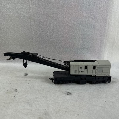 Pemco Ho Scale Freight Maintenance  Crane Car #235 For Train Set Layout
