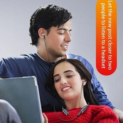 Wireless Bluetooth Neckband  Headphones Mic Headset Stereo Earbuds Earphone