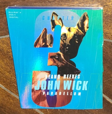 John Wick Chapter 3: Parabellum w/Slipcover (Blu-ray/DVD, 2023, Widescreen)
