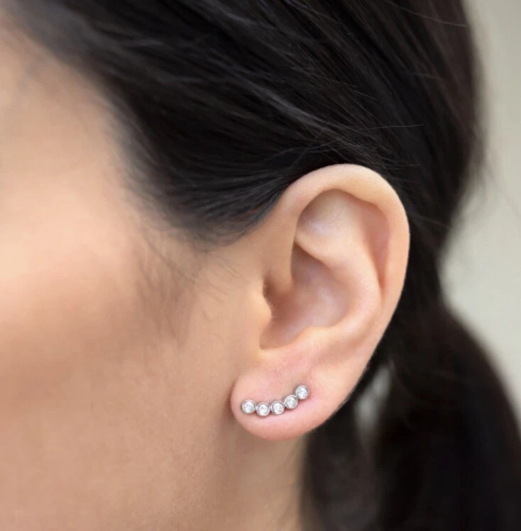 Crystal 2024 climber earrings