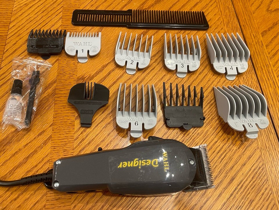 Wahl Professional Vibrator Clipper Black W/ Cutting Guide Designer 835540 eBay