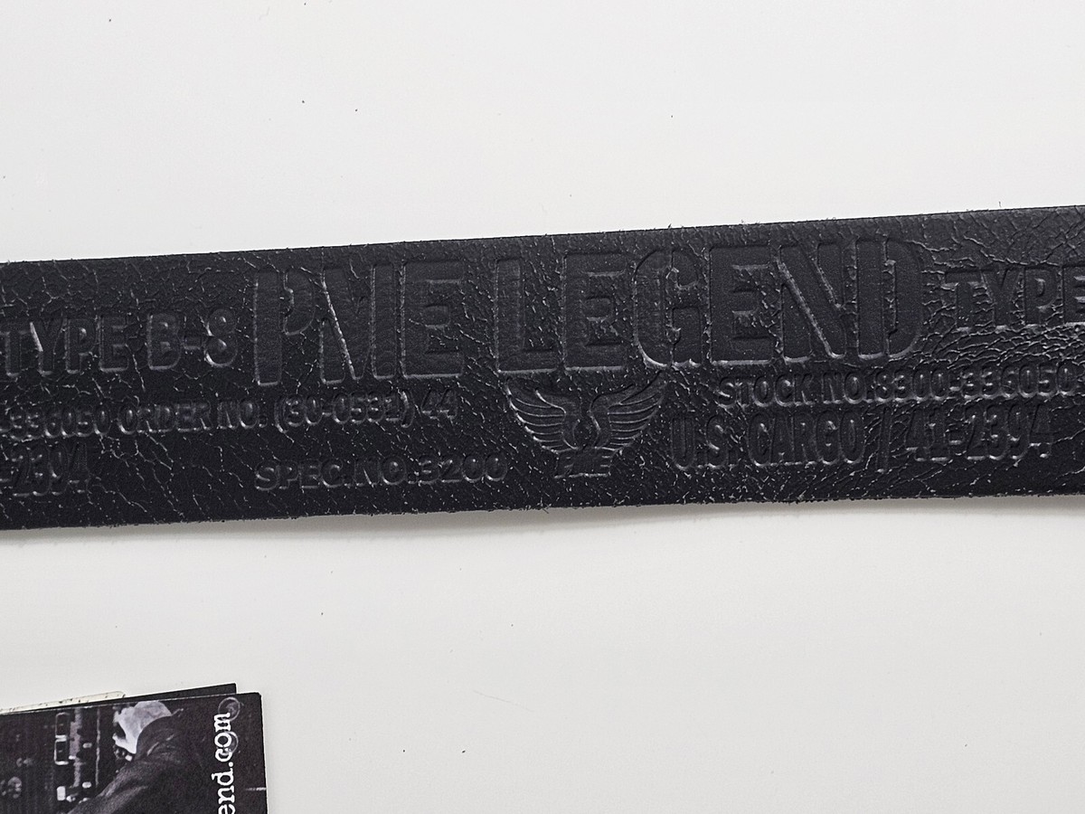 PME Legend Ledergürtel Herren – 100% Leder, Schwarz, Größe 110 Cm, Schnalle, 4 Cm Breit