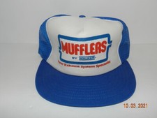 Vintage trucker hat Mesh Walker Mufflers Exhaust Systems