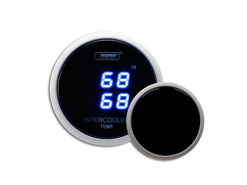 Prosport 52mm Smoked digital dual air intake temperature gauge Deg C