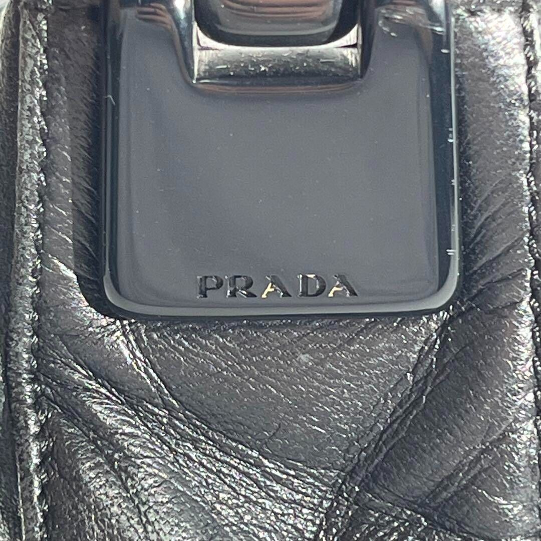 PRADA AW1998 Plastic Handle Leather Handbag Black | eBay PRADA AW1998 Plastic Handle Leather Handbag Black | eBay