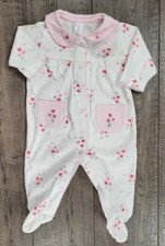 Baby Girl Vintage Carter's 3 Month Pretty In Pink Footed Outfit