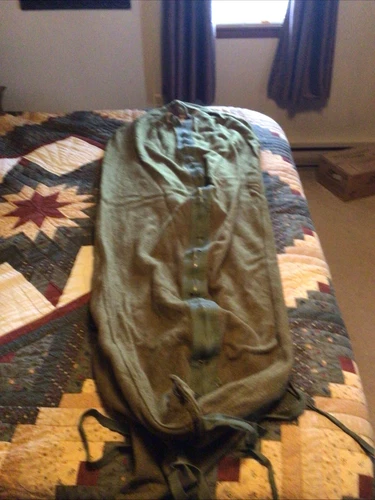 WW2 U.S. Military #27-B-317 Bag,Sleeping,Wool,dated 9-13-44,used condition
