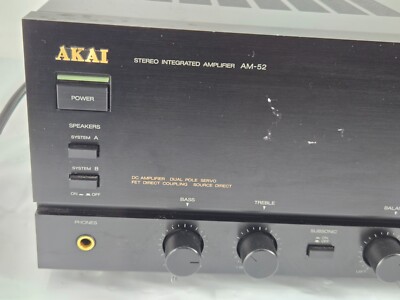 Ampli Hifi Intégré AKAÏ AM 52 - Vintage Japon 75W - Années 80