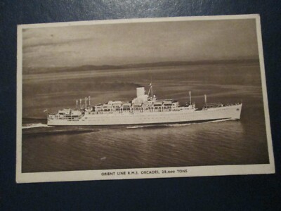 AK der Orient Line RMS Orkaden 28.000 Tonnen (unbespielt)