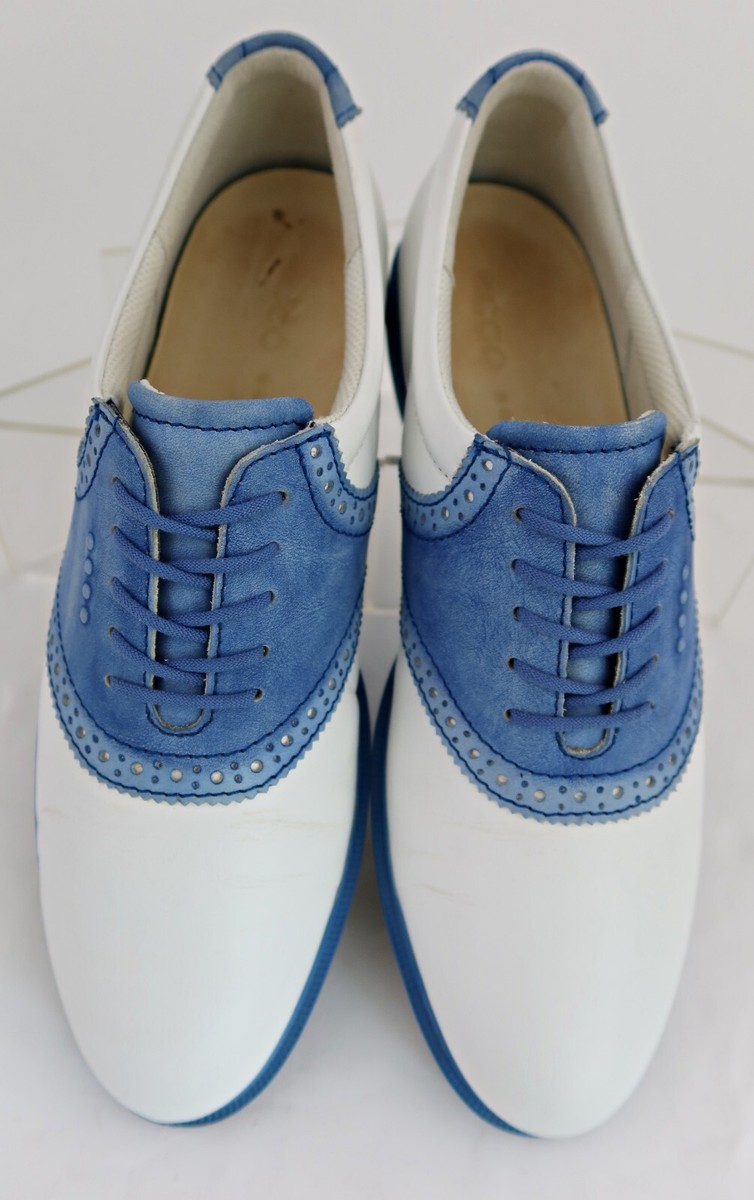 ECCO Tour Hybrid ゴルフシューズ EU 40 ECCO Womens Classic Tour Hybrid Spikeless Golf Shoes White