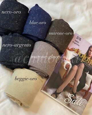 Dolores Sati warm italy tight women's tights with viscose and lurex 120 Den