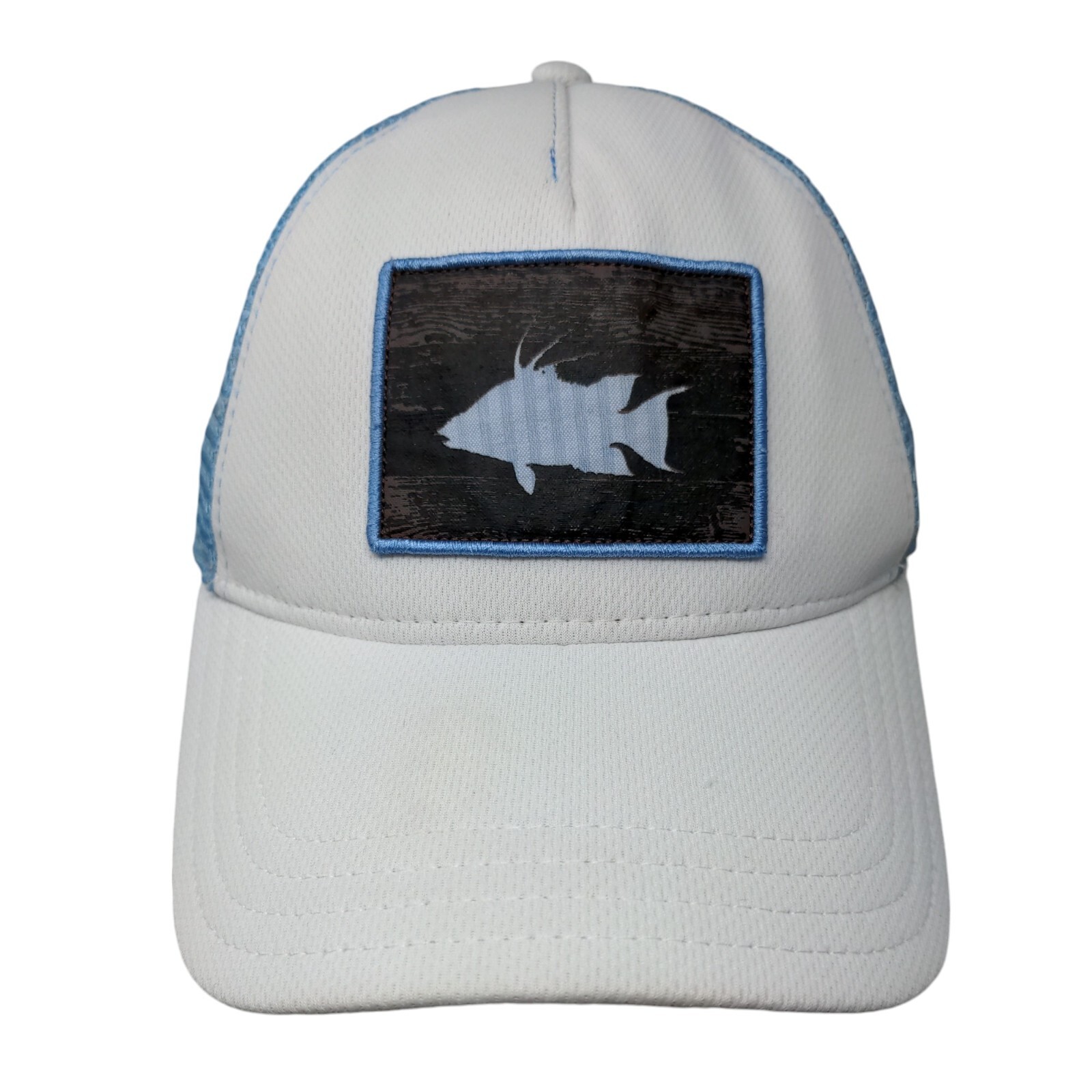 Fish Patch Snapback Mesh Back Trucker Hat Multi O… - image 1