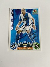 STEVEN NZONZI - BLACKBURN ROVERS FC FOOTBALL SIGNED MATCH ATTAX CARD