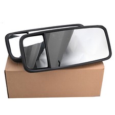 2× XXL Universal Doppel Aussenspiegel Mit Toten Winkel | 50 X 22cm | Lkw Traktor
