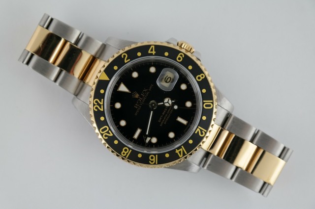 Rolex GMT-Master II Men's Black Watch 